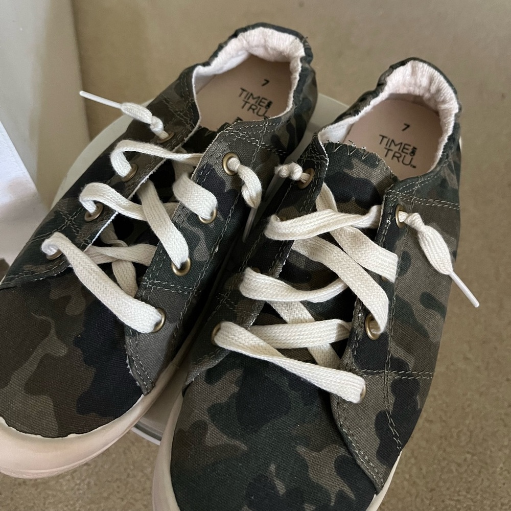 Camo sneakers